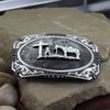 MONTANA SILVERSMITHS CAMEO PRAYING CHRISTIAN COWBOY - ACC BUCKLE  - 25815SB-731