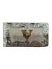 MONTANA SILVERSMITHS MONEY CLIP ENGRAVED LETTER V - ACCESSORIES OTHER  - MCL4-B2V