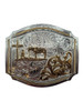 MONTANA SILVERSMITHS MED CHRISTIAN COWBOY 2 TONE - ACC BUCKLE  - 55710-731M