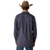 ARIAT WF DAVEN FITTED NAVY PRINT - MENS SHIRT  - 10062199