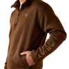 ARIAT CALDWELL LOGO CARAFE 1/4 ZIP - MEN SWEATER  - 10062619