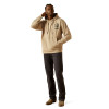 ARIAT DRINKING BUDDIES BEIGE HOODIE - MENS HOODIE  - 10062502