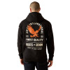 ARIAT EAGLE LARGE BLACK HOODIE - MENS HOODIE  - 10062492