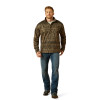 ARIAT CALDWELL 1/4 ZIP BEIGE - MEN SWEATER  - 10062481