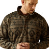 ARIAT CALDWELL 1/4 ZIP BEIGE - MEN SWEATER  - 10062481