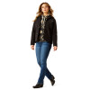 ARIAT BERBER BACK SOFTSHELL BLACK - LADIES JACKET  - 10062258