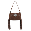 WRANGLER FRINGE COFFEE BUCKLE HOBO - LADIES PURSES  - WG241-2022CF