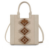 WRANGLER AZTEC EMBROIDERED BEIGE - LADIES PURSES  - WG218-8900BG