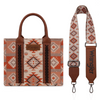 WRANGLER AZTEC PATTERN TAN PRINT - LADIES PURSES  - WG2209-8120SLBR
