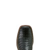 ARIAT MATTE BLACK CAIMAN BELLY - BOOT MENS WESTERN - 10063772