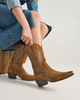 TECOVAS THE SADIE BRAID SIENNA SUEDE - BOOT LADIES  - W20074SIE