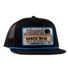 LAZY J RANCH WEAR BLACK VAN HORN CLASSIC ROPE - HATS CAP  - BLKBLK4-VH-BLU