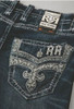 ROCK REVIVAL LANDYN STRAIGHT LEG DARK WASH - MENS JEANS  - RP5692J202
