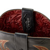 ARIAT CASH BLACK FULL QUILL OSTRICH - BOOT MENS WESTERN - 10063776