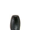 ARIAT CASH BLACK FULL QUILL OSTRICH - BOOT MENS WESTERN - 10063776