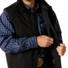 ARIAT FIELD INSULATED BLACK VEST - MEN VESTS  - 10062517