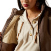 ARIAT TEAM SOFTSHELL FAUX LEATHER BR - LADIES JACKET  - 10062795
