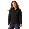 ARIAT LOGO SOFTSHELL BLACK AZTEC - LADIES JACKET  - 10062308