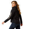 ARIAT LOGO SOFTSHELL BLACK AZTEC - LADIES JACKET  - 10062308