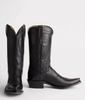 LUCCHESE BART ; BLACK COWHIDE - BOOT MENS WESTERN - N1597.R4