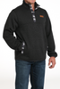 CINCH CHARCOAL FLEECE PULLOVER - MEN SWEATER  - MWK1534008
