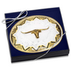 MONTANA SILVERSMITHS SOUTHWEST SUN LARGE LONGHORN - ACC BUCKLE  - 2190-767M