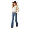 ARIAT PERFECT RISE ANDREA FLARE - LADIES JEANS  - 10065883