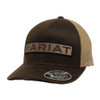 ARIAT SHIELD LONG LOGO PATCH BROWN - HATS CAP  - A300014302