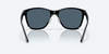COSTA DEL MAR LUNA NUEVA BLACK WITH GRAY - SUNGLASS COSTA DEL MAR  - 9127-01