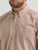 WRANGLER GEORGE STRAIT PURPLE TAN PRINT - MENS SHIRT  - 112369564