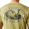 ARIAT RATTLER WARNING TENT GREEN - MENS TEE  - 10065894