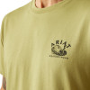ARIAT RATTLER WARNING TENT GREEN - MENS TEE  - 10065894