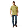 ARIAT RATTLER WARNING TENT GREEN - MENS TEE  - 10065894