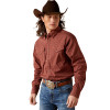 ARIAT PRO FABIAN FITTED RED PLAID - MENS SHIRT  - 10065961