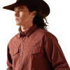 ARIAT PRO FABIAN FITTED RED PLAID - MENS SHIRT  - 10065961