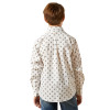 ARIAT THELL WHITE CLASSIC FIT PRINT - KIDS BOYS SHIRT - 10065987