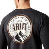 ARIAT CIRCLE A CHARCOAL HEATHER - MENS SHIRT  - 10065903