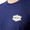 ARIAT MESA MOTIF LOCKUP BLUE - MENS TEE  - 10065904