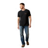 ARIAT BLACK MAXIMAL COLLAGE - MENS TEE  - 10065936