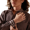 ARIAT WF ARTHUR CLASSIC BROWN PRINT - MENS SHIRT  - 10065779