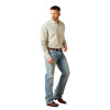 ARIAT TIMBER CREAM CLASSIC FIT PRINT - MENS SHIRT  - 10065770