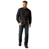 ARIAT WF ASHER CLASSIC BLACK PRINT - MENS SHIRT  - 10065780