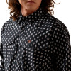 ARIAT FELIX FITTED BLACK PRINT - MENS SHIRT  - 10065785