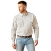 ARIAT FENN WHITE CLASSIC FIT PRINT - MENS SHIRT  - 10065784