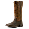 ARIAT CAPTIVATE DARK BROWN WIDE TOE - BOOT MENS WESTERN - 10064044