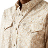 ARIAT WELLINGTON SNAP KHAKI PRINT - MENS SHIRT  - 10058758