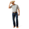 ARIAT PRO SHAUN CLASSIC KHAKI PRINT - MENS SHIRT  - 10058942