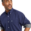 ARIAT WF IZIK CLASSIC MIDNIGHT PRINT - MENS SHIRT  - 10042320