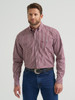 WRANGLER GEORGE STRAIT WINE PLAID - MENS SHIRT  - 112369610