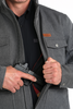 CINCH CONCEALED CARRY BONDED GREY - MENS JACKET  - MWJ1566005
